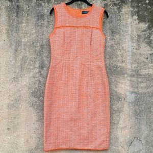 Magaschoni Orange Sleeveless Dress